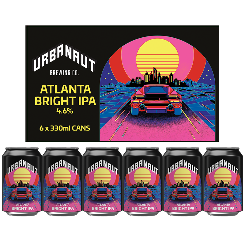 Atlanta Bright IPA - Urbanaut Brewing Co. - 6 x 330ml Cans